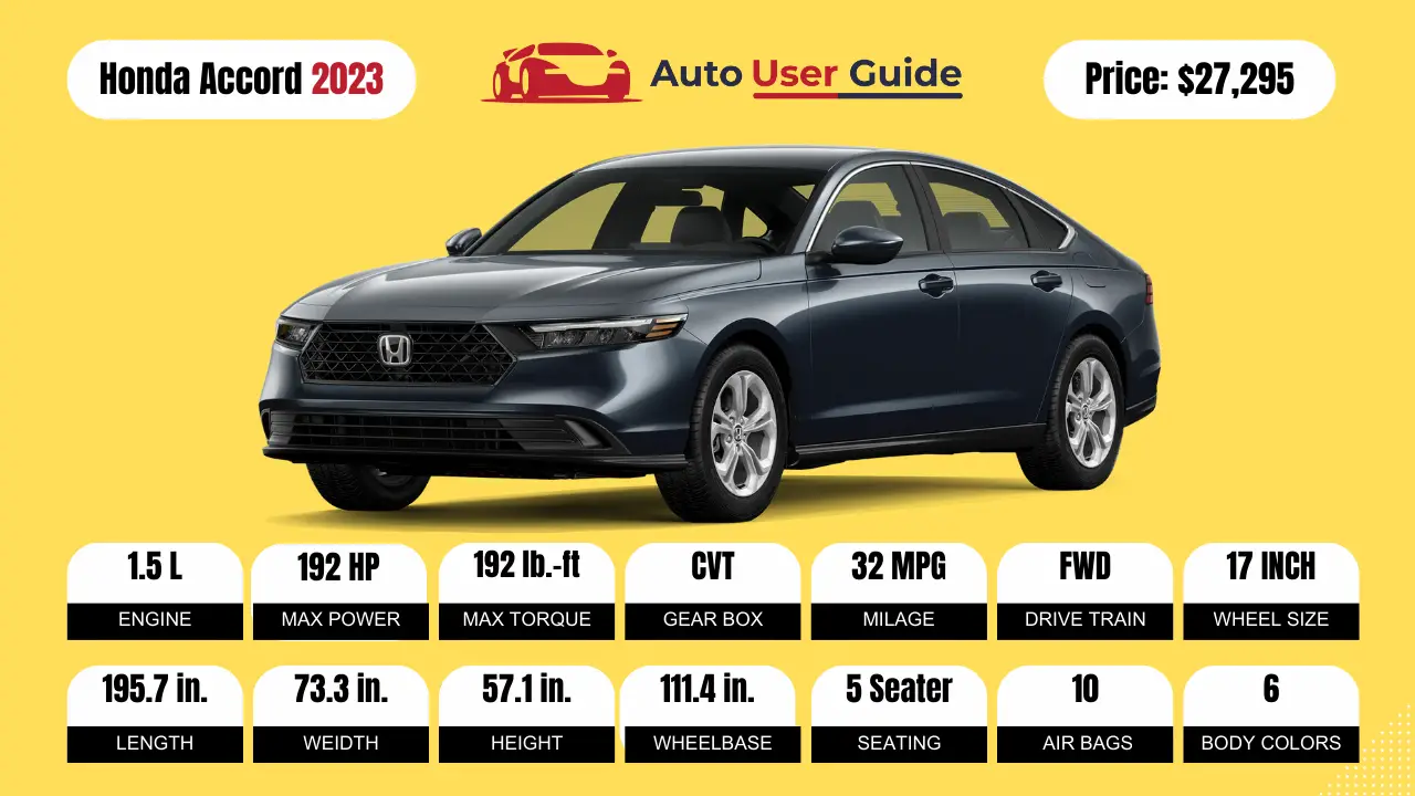 2023 Honda Accord Specs, Price, Features, Mileage (brochure)-Featured
