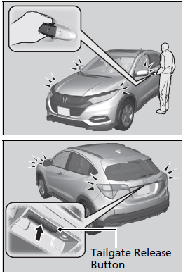 Honda HR-V 2019 Locking the Doors User Manual 11