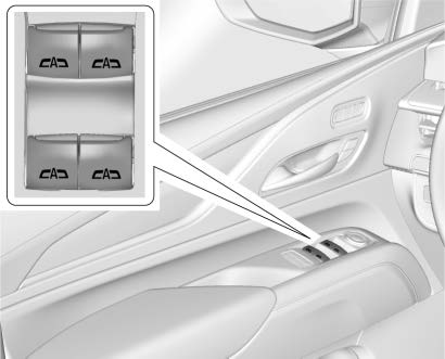 Cadillac Escalade 2023 Mirrors and Windows User Guide 12