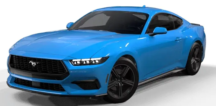 2024 Ford Mustang Specs, Price, Features, Mileage (Brochure)-BLUE