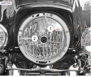2009-2023 Harley Davidson FLHTCUTG Tri Glide Headlamp Bulb (4)