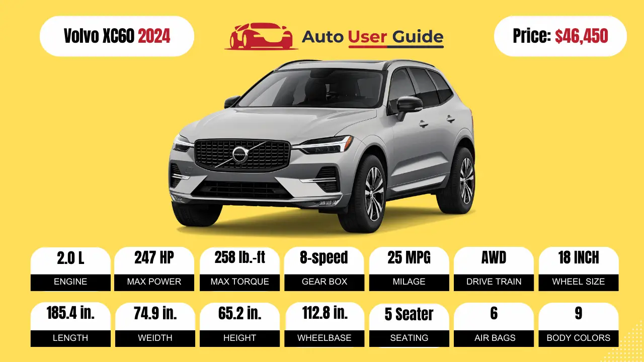 2024 Volvo XC60 Specs, Price, Features, Mileage and Review - Auto User Guide