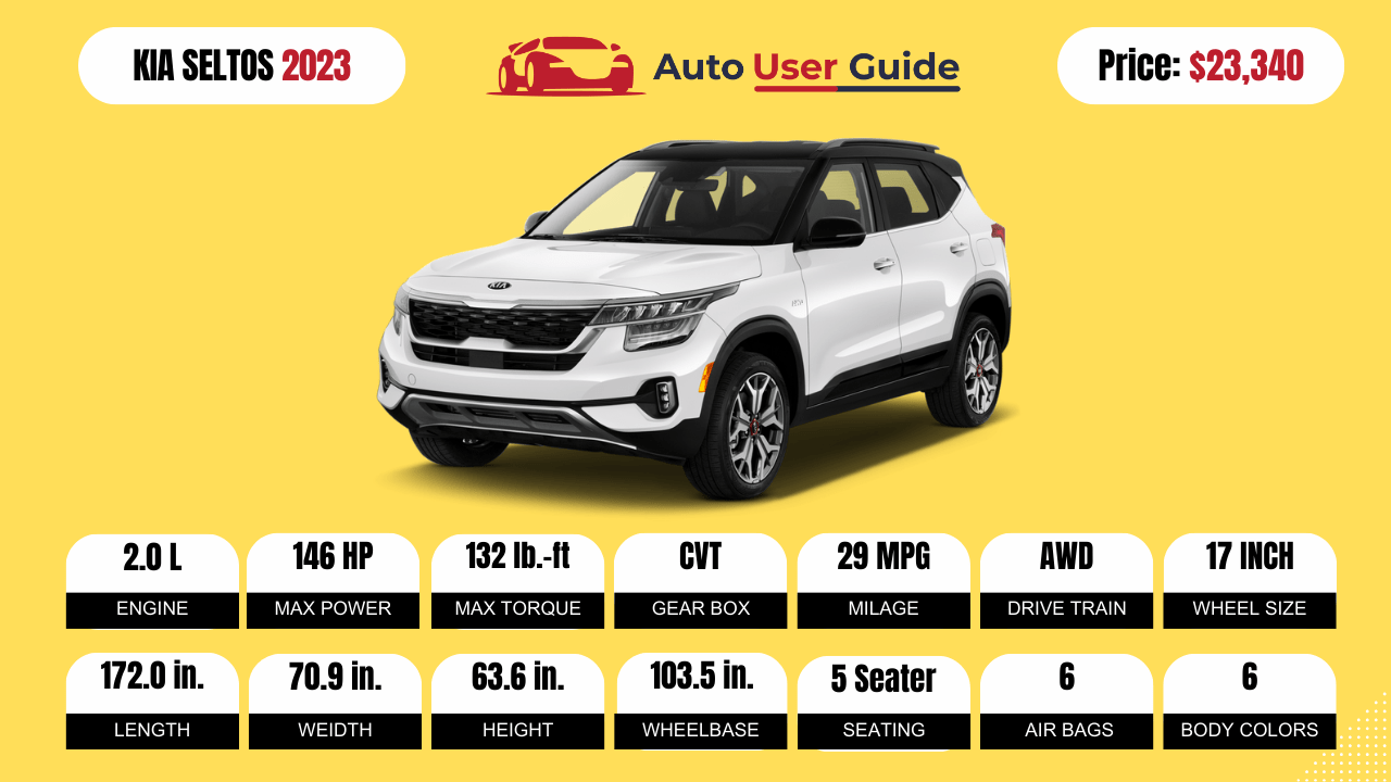 2023 KIA SELTOS Specs, Price, Features, Mileage and Review Auto