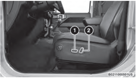 2025 Jeep Cherokee Wrangler Seats and Seat Belts-fig 1