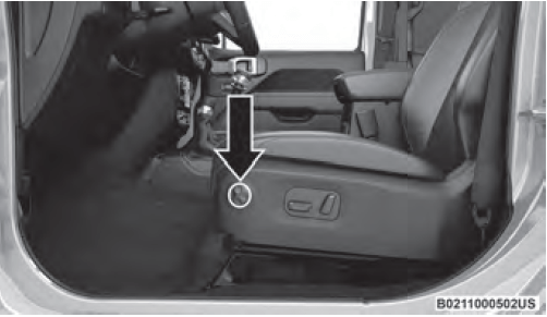 2025 Jeep Cherokee Wrangler Seats and Seat Belts-fig 2