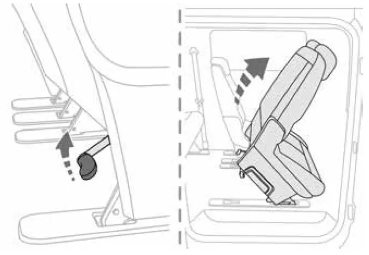 Manually-adjusted front Seats-fig 52