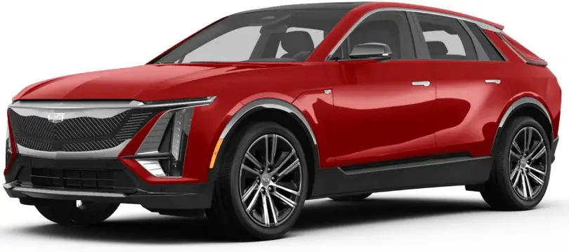 2024-Cadillac-Lyriq-Review-Specs-Price-and-Mileage-(Brochure)-Radiant Red Tintcoat