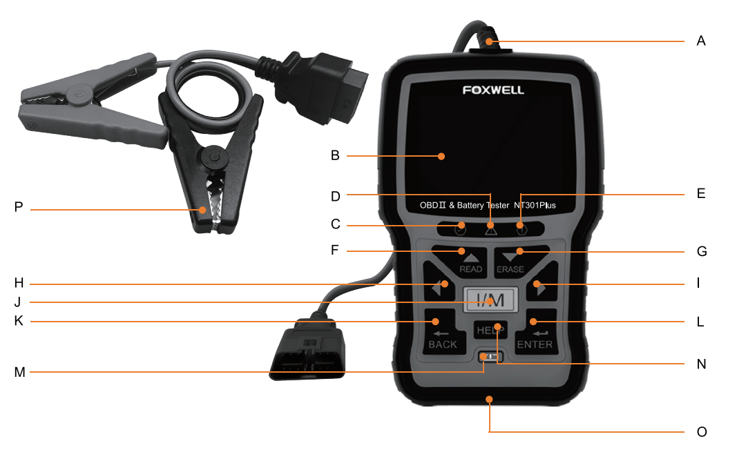 FOXWELL-‎NT301-Plus-OBD2-Scanner-Battery-Tester-Fig-6