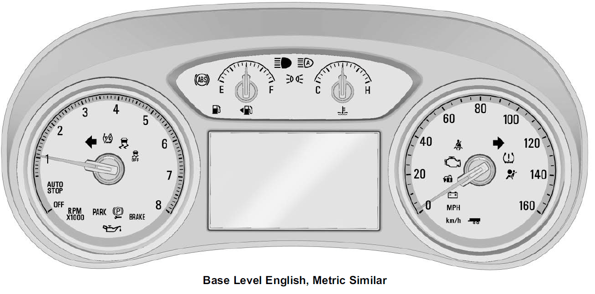 2020 Buick Enclave Dashboard Setting Instrument Cluster Guide-fig-1