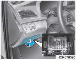 Fuse replacement 2019 Hyundai Elantra fuses and fuse Diagram fig 8