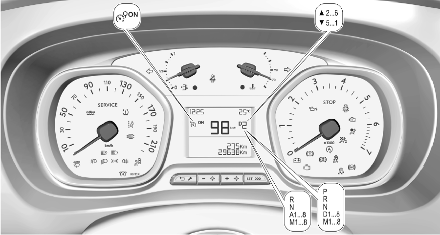 2023 Vauxhall Vivaro C-Display Guide-Screen Setting Instruction-fig 2