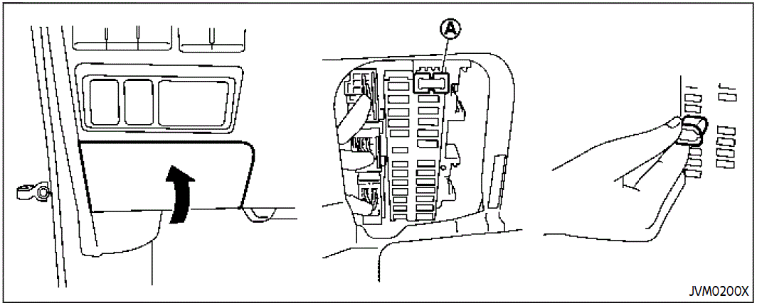 Fuse Diagram and Relay 2020 Nissan Armada Fuses PASSENGER COMPARTMENT fig 5