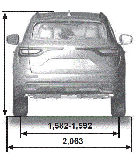 2023 Renault Koleos BOYUTLAR (metre olarak) 03