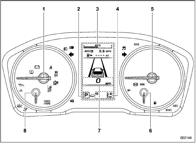 2024 Subaru Outback Combination Meter 01