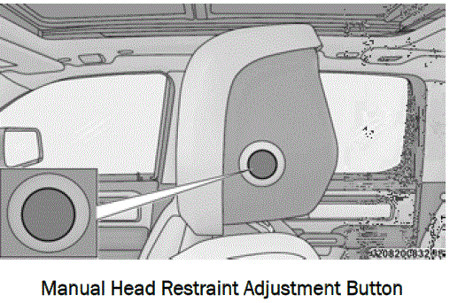 2025 RAM 1500 Four-Way Head Restraints With Side Adjustment Button 15