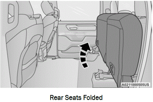 2025 RAM 1500 Manual Front Seat Recline Adjustment 04
