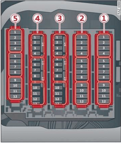 2024 Audi Q7 Replacing Fuses 22