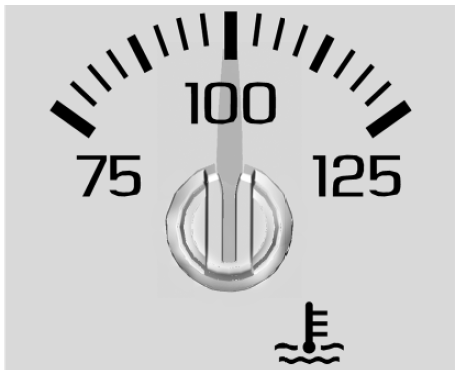 2025 Chevrolet Silverado Engine Coolant Temperature Gauge 12