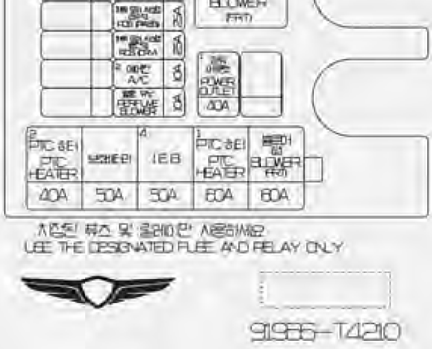 2025 Genesis G90 FUSES 19