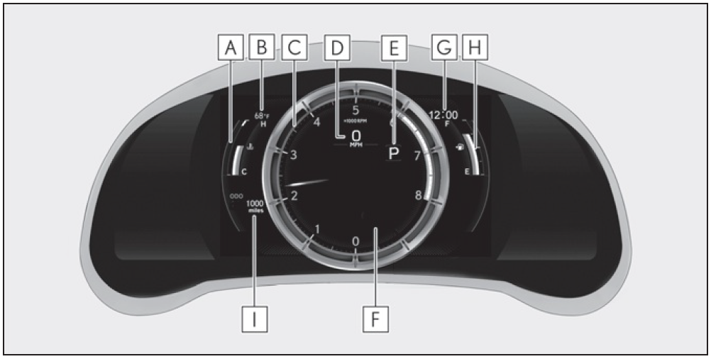 2025 Lexus IS Instrument Cluster and Display 2