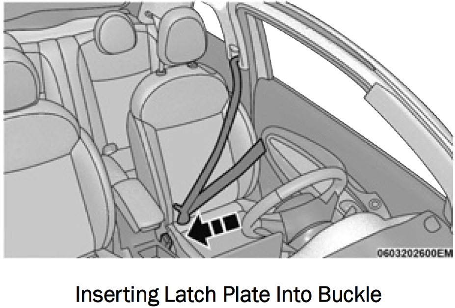 2024 Fiat 500e Seat Belt 9