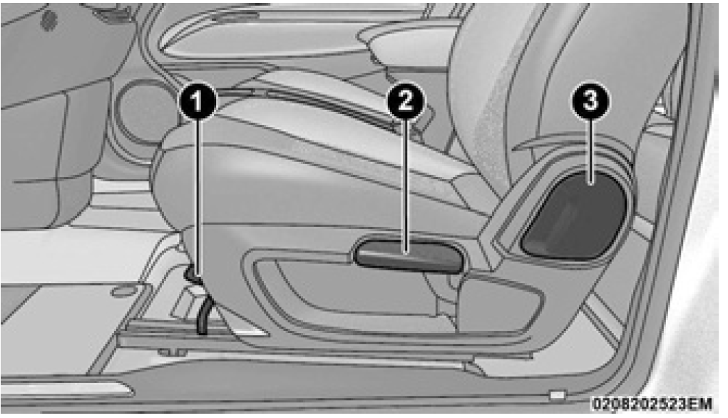 2025 Fiat 500e Seats and Seat Belt (1)