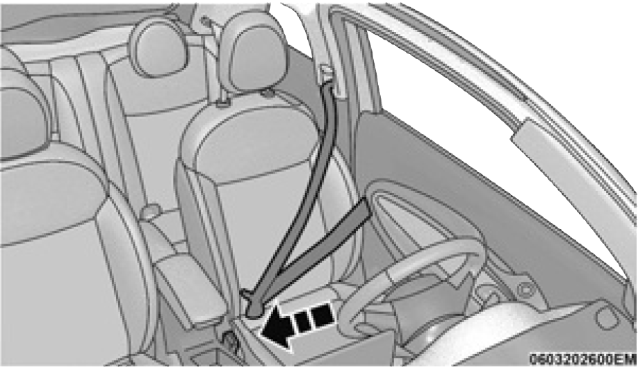2025 Fiat 500e Seats and Seat Belt (8)