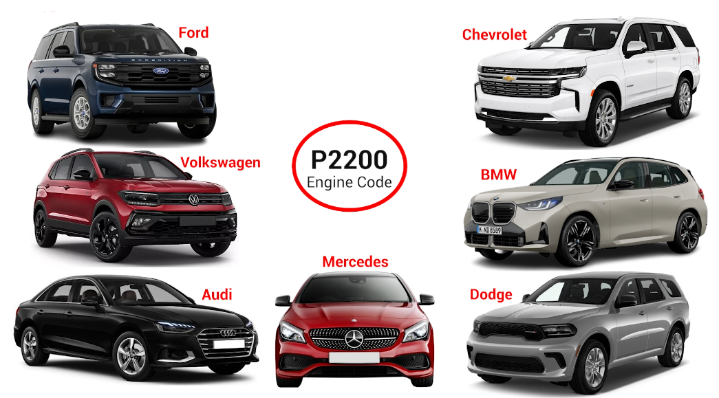 Affected cars by P2200 Engine Error code 3