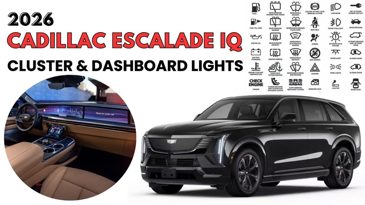 2026 Cadillac Escalade IQ Warning Lights and Indicator featured