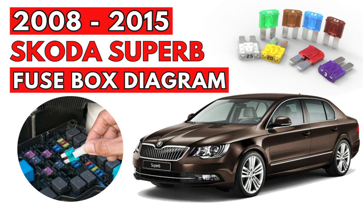 Skoda Superb (2008 - 2015) Fuse Box Diagrams & Location - Featured