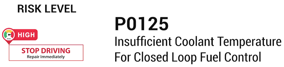 What is P0125 Engine Error code Causes Explained 1