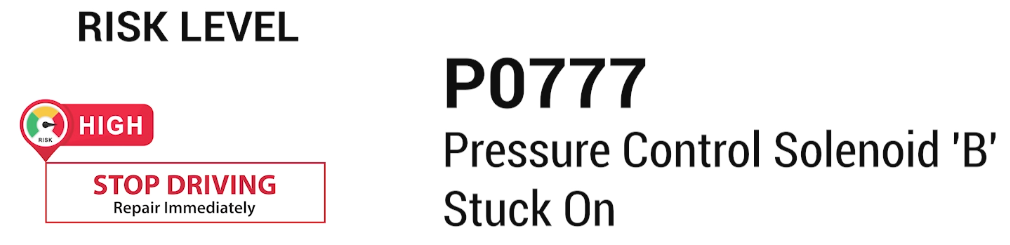 What is P0777 Engine Error code Causes Explained 1
