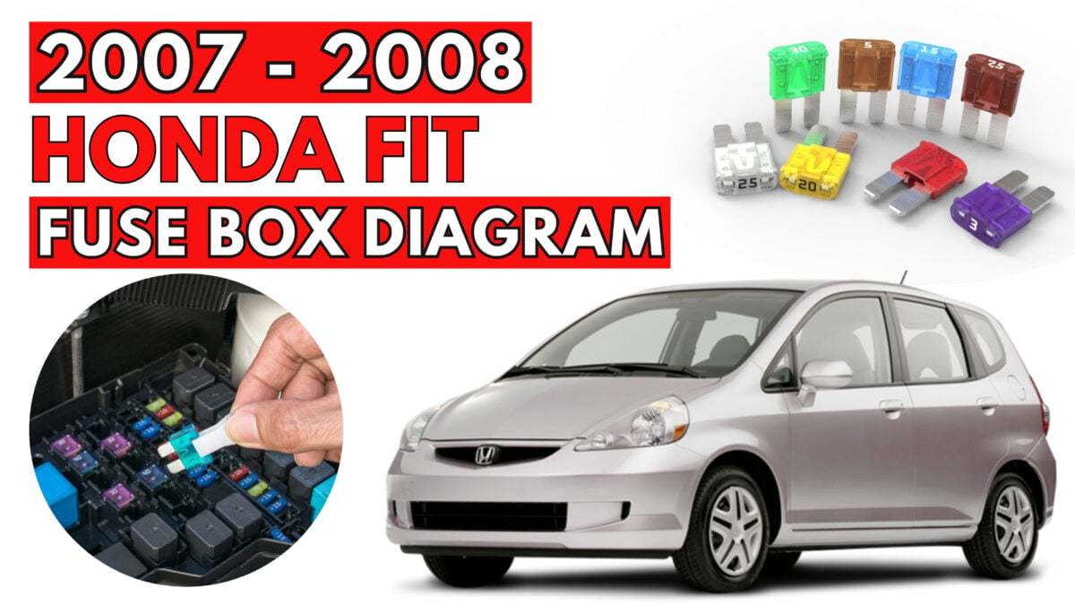 Honda Fit (2007 - 2008) Fuse Box Diagrams & Location - Featured