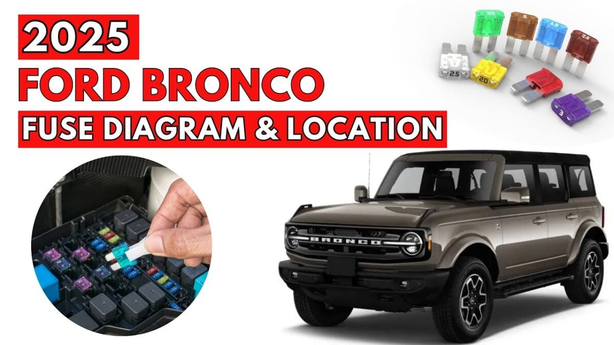 2025 FORD Bronco Fuses and Fuse Box