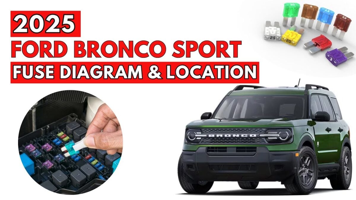 2025 FORD Bronco Sport Fuses and Fuse Box