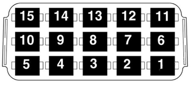 1998 - 2002 Audi (A8 & S8) Relay Panels Diagram 6
