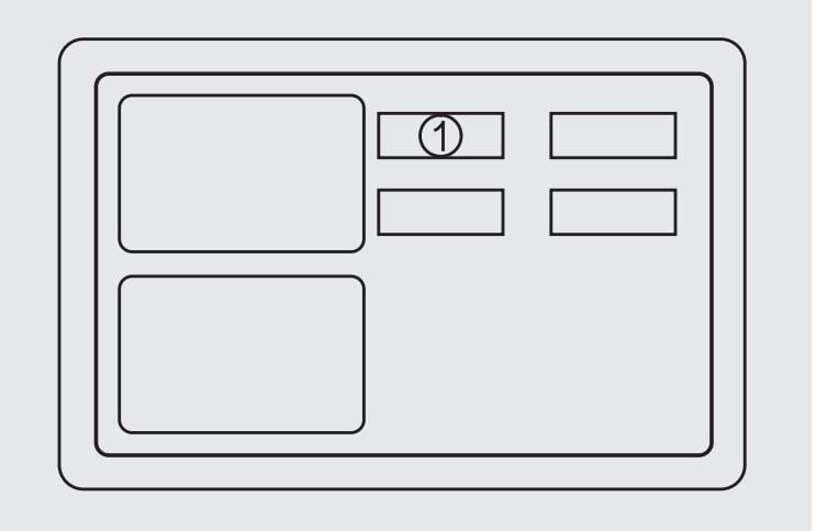 SECONDARY UNDER-HOOD FUSE BOX SUB FUSE BOX DIAGRAM