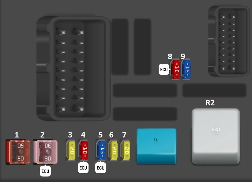 Hyundai-Genesis-Coupe-2009-2012-Engine-Compartment-Fuse-Box-Diagram-Sub-Fuse-Box (1)