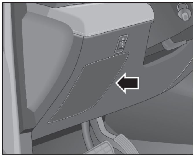 BAIC-X55-2026-Passenger-Compartment-Fuse-Box-Location