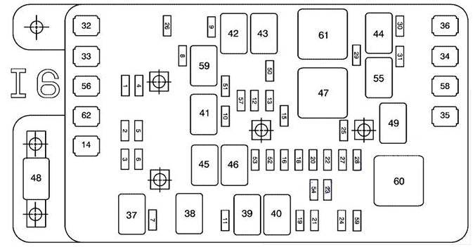 Engine-Compartment-Fuse-Box-2007-2008-–-L6-engine