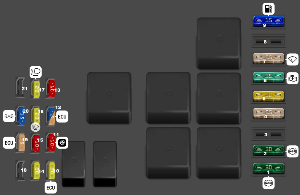 Engine-Compartment-Fuse-Box-Diagrams-2006