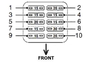 Engine-Compartment-Fuse-box-diagram-2003-2006