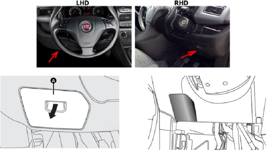Fiat-Doblo-2010-2022-PASSENGER-compartment-fuse-box-LOACATION
