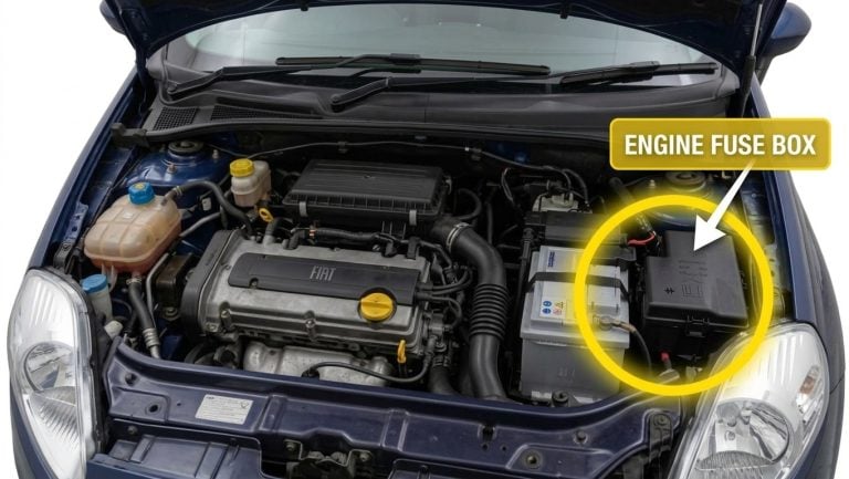 Fiat-Punto-2012-Engine-Compartment-Fuse-Box-Location-