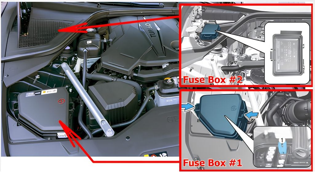 Genesis-G80-2021-2026-Engine-Compartment-Fuse-Box-Location-1024x564