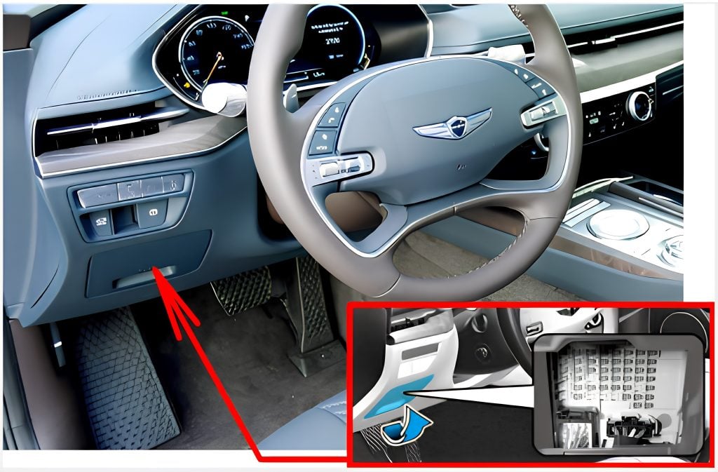 Genesis-G80-2021-2026-Passenger-Compartment-Fuse-Box-Location-1024x673