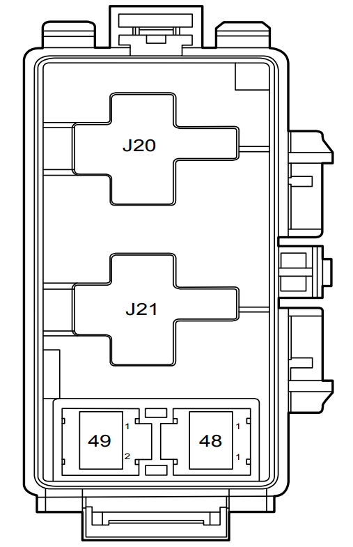 High-speed-fan-fuse-box-layout