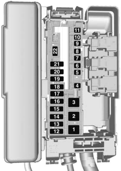 Holden-Astra-BK-2017-2020-Luggage-Compartment-Fuse-Box-Diagram