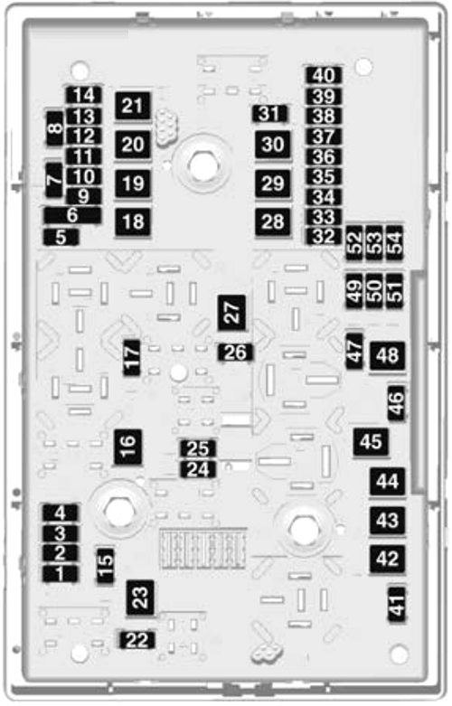 Holden-Astra-PJ-2015-2016-Engine-Compartment-Fuse-Box-Diagram