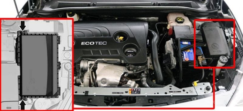 Holden-Astra-PJ-2015-2016-Engine-Compartment-Fuse-Box-Location